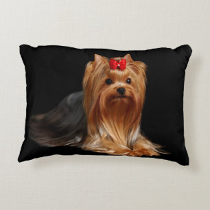 Yorkshire Terrier. Kissen