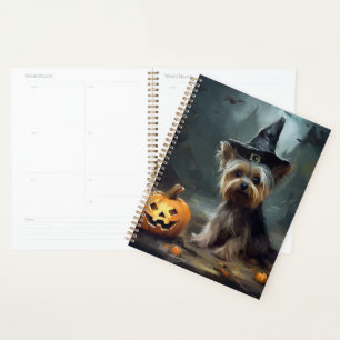 Yorkshire Terrier Kürbisse Halloween Gruselig Planer
