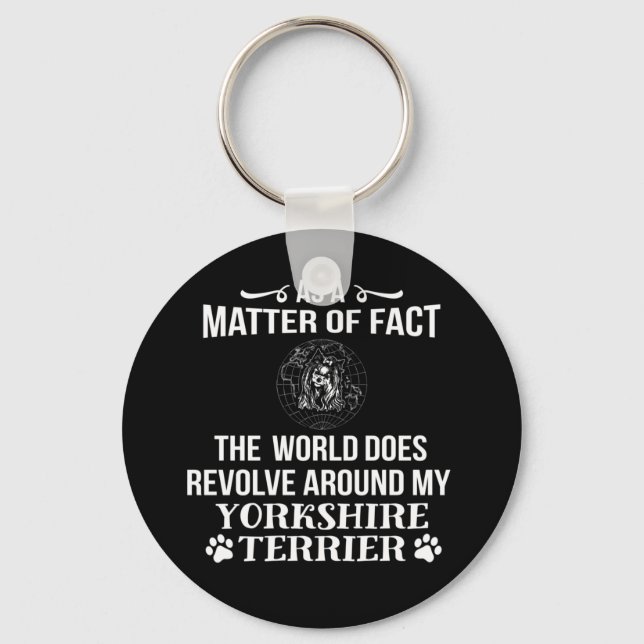 Yorkshire Terrier Lover Schlüsselanhänger (Vorderseite)