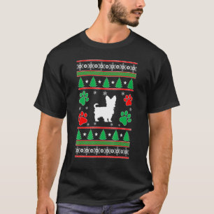 Yorkshire Terrier Mama Ugly Christmas T-Shirt