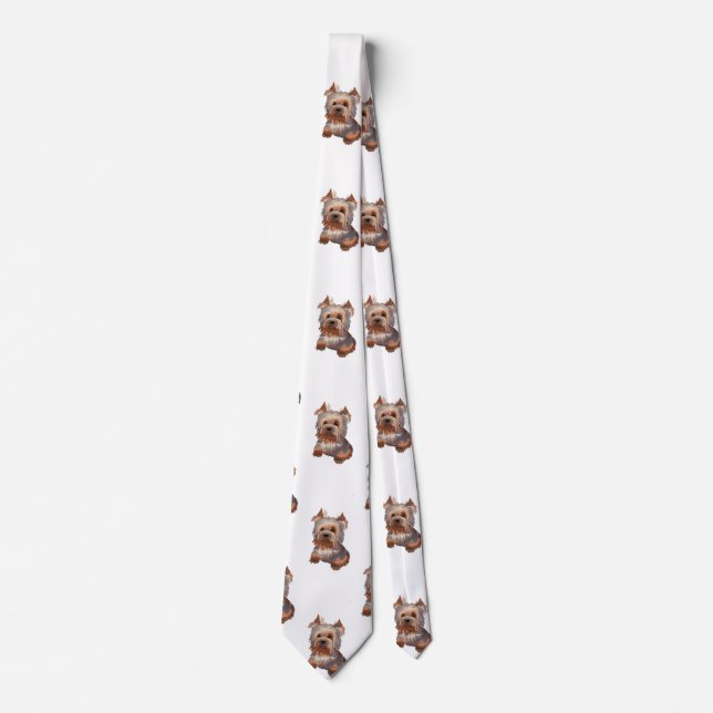 Yorkshire Terrier Neck Tie Krawatte (Vorderseite)