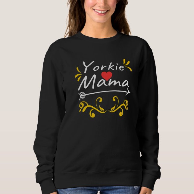 Yorkshire Terrier Niedlich Yorkie Dog Sweatshirt (Vorderseite)