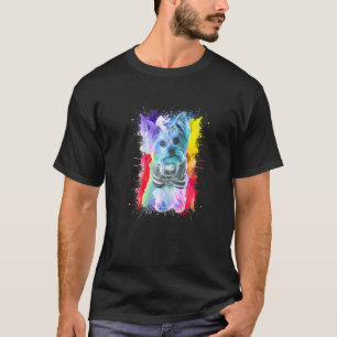 Yorkshire Terrier Niedlich Yorkie Pop Art Popart D T-Shirt