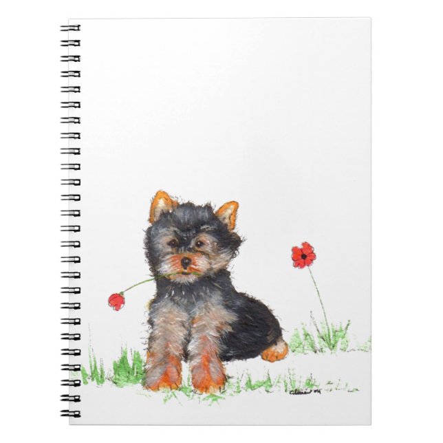 Yorkshire Terrier Notizblock (Vorderseite)