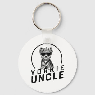 Yorkshire Terrier Onkel Geschenke Lustige Hundebes Schlüsselanhänger