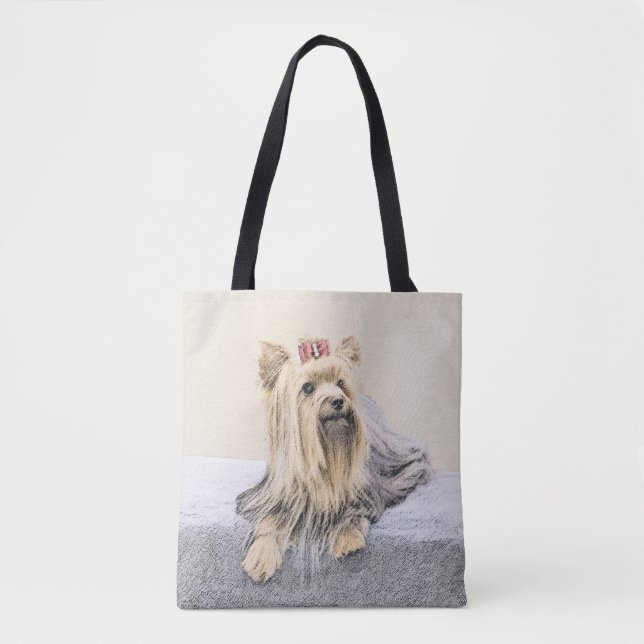 Yorkshire Terrier Painting - Niedliche Original Do (Vorderseite)