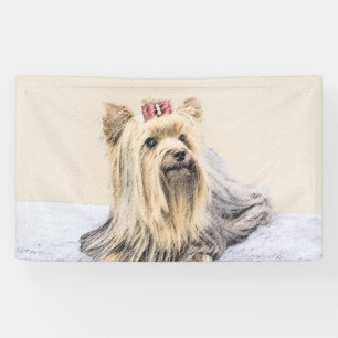 Yorkshire Terrier Painting - Niedliche Original Do Banner