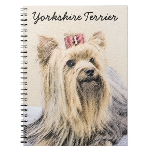 Yorkshire Terrier Painting - Niedliche Original Do Notizblock