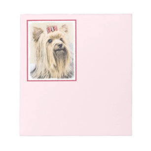 Yorkshire Terrier Painting - Niedliche Original Do Notizblock
