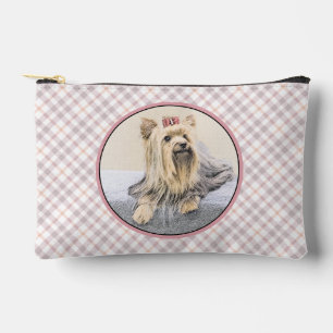 Yorkshire Terrier Painting Niedliche Original Dog  Zubehörtasche