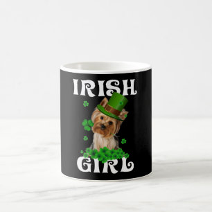 Yorkshire Terrier Patrick's Day Geschenk für sie Kaffeetasse