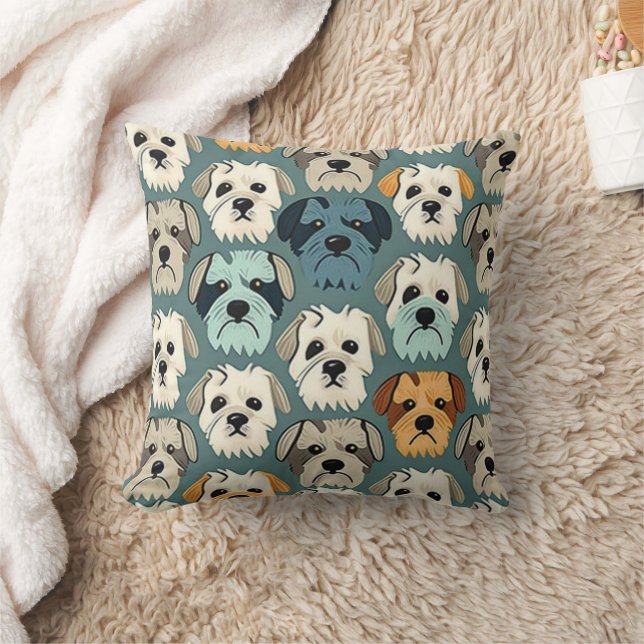 Yorkshire Terrier Pattern Kissen (Decke)