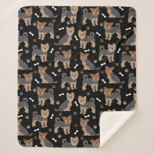 Yorkshire Terrier Paws and Bones Yorkie Dog Sherpadecke