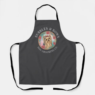 Yorkshire Terrier Pflege-Schürze | Deluxe Anthrazi Schürze