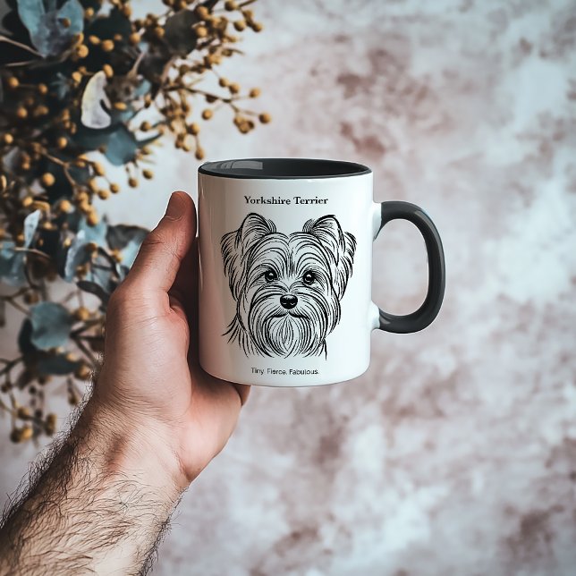 Yorkshire Terrier Portrait Tasse (Von Creator hochgeladen)