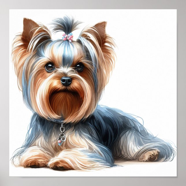Yorkshire Terrier Poster (Vorne)