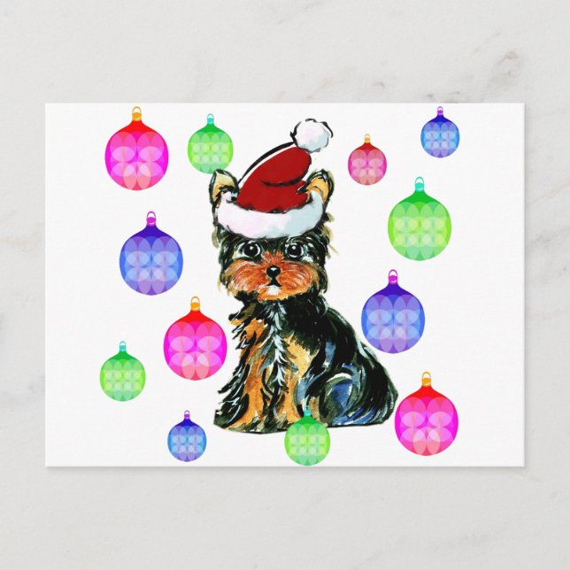 YORKSHIRE TERRIER POSTKARTE (Vorderseite)