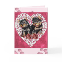 Yorkshire Terrier Puppies Valentines