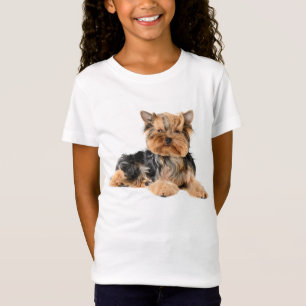 Yorkshire Terrier Puppy Dog Girls T-Shirt