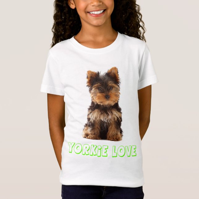 Yorkshire Terrier Puppy Dog Tee Shirt (Vorderseite)