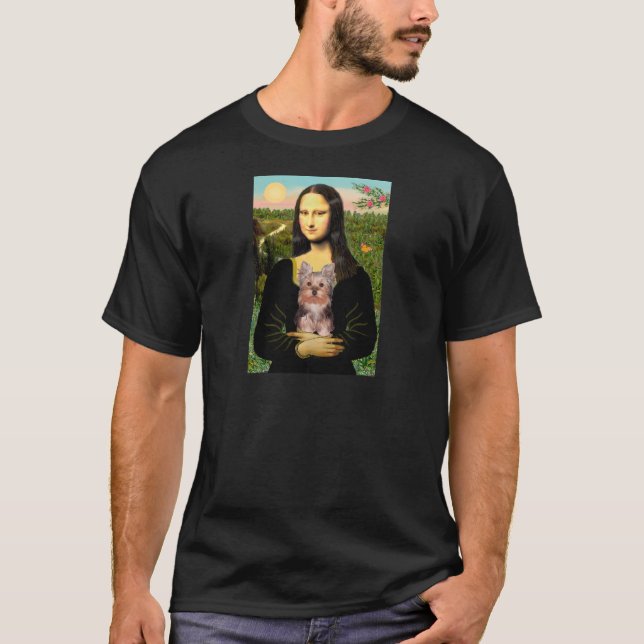 Yorkshire Terrier Puppy - Mona Lisa T-Shirt (Vorderseite)
