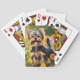 Yorkshire Terrier Puppy Spielkarten
