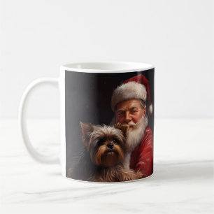 Yorkshire Terrier Santa Claus Weihnachten Kaffeetasse