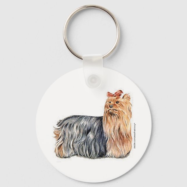 Yorkshire Terrier Schlüsselanhänger (Vorderseite)