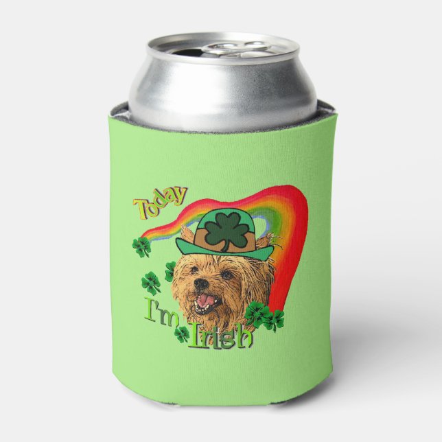 Yorkshire Terrier St Patricks Day Dosenkühler (Kanne Vorderseite)