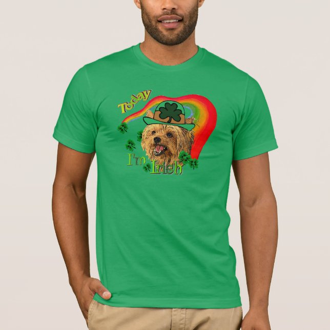 Yorkshire Terrier St Patricks T-Shirt (Vorderseite)