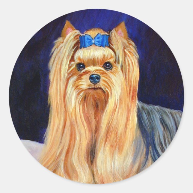 Yorkshire Terrier Stickers (Vorderseite)