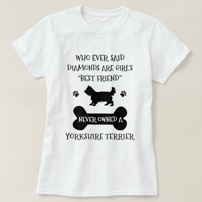 Yorkshire Terrier T-Shirt (Design vorne)