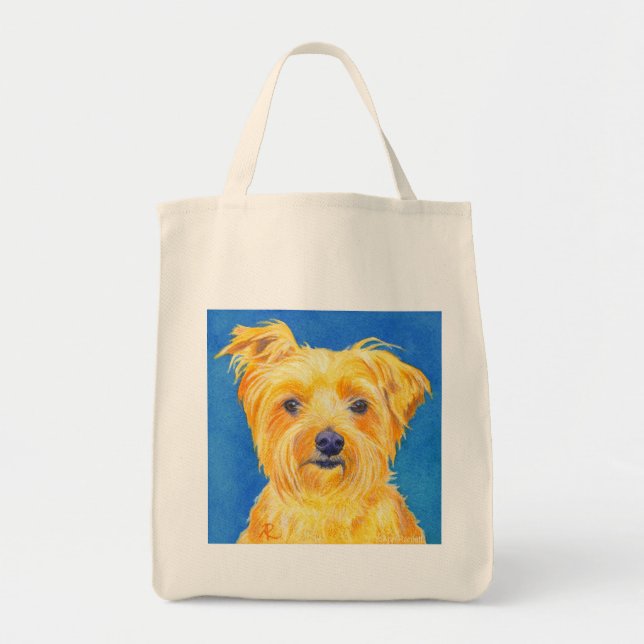 Yorkshire Terrier Tote Bag - "Sammy" Tragetasche (Vorne)