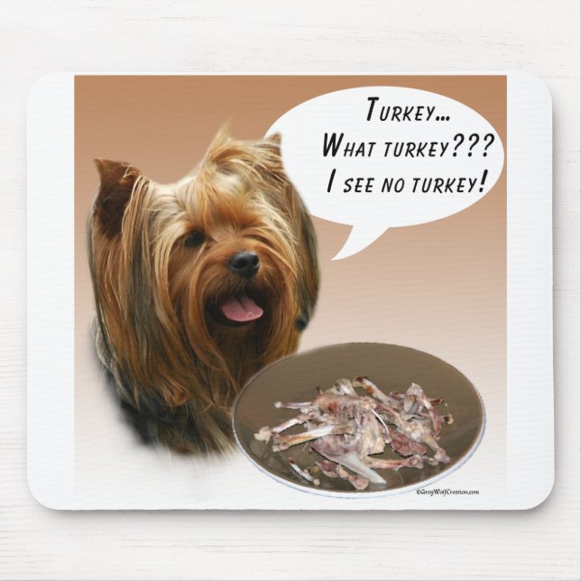 Yorkshire Terrier Türkei Mousepad (Vorne)