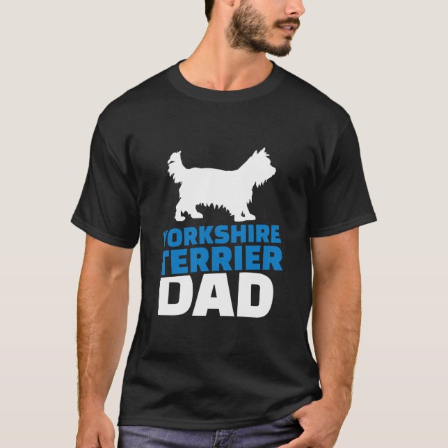 Yorkshire Terrier Vater T-Shirt (Vorderseite)