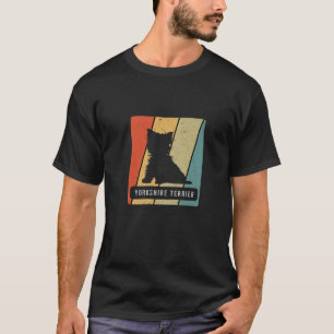 Yorkshire Terrier Vintag Hunde Hunde Paw Dog Schoo T-Shirt