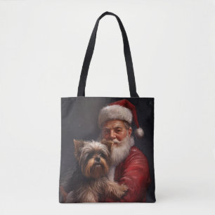 Yorkshire Terrier Weihnachtsmann Festliches Weihna
