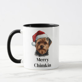 Yorkshire Terrier Weihnachtsmannmütze Christmas Do Tasse
