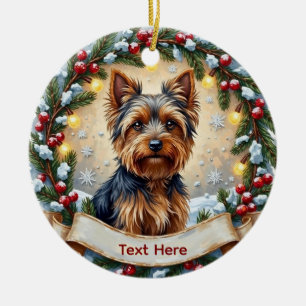 Yorkshire Terrier Weihnachtsschmuck