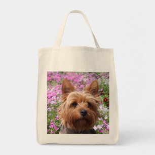 Yorkshire Terrier Welpe Dog Lebensmittelgeschäft T Tragetasche