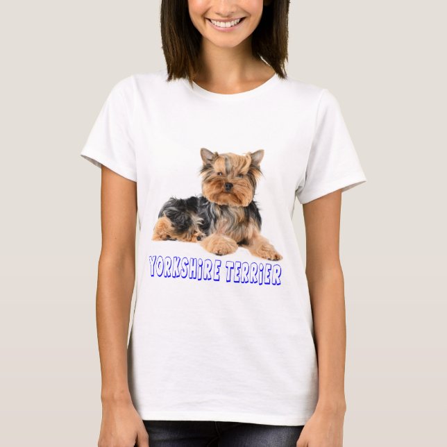 Yorkshire Terrier Welpe Dog Women's Canine T-Shirt (Vorderseite)