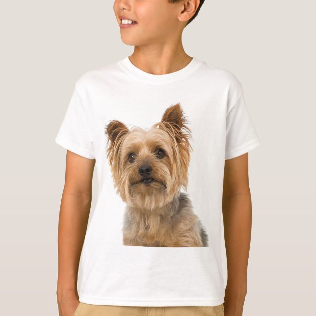Yorkshire Terrier Welpe Hund Liebe Yorkshire Kids T-Shirt (Vorderseite)
