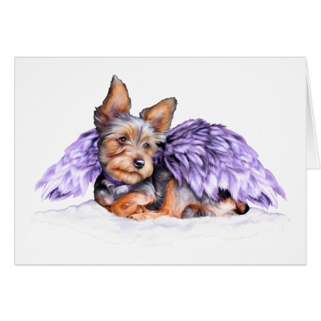 Yorkshire Terrier Yorkie Angel (Vorderseite (Horizontal))