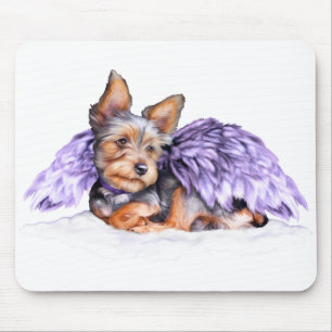 Yorkshire Terrier Yorkie Angel Mousepad