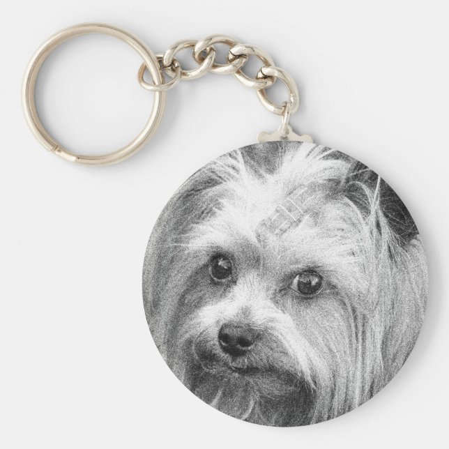 Yorkshire Terrier Yorkie Favorite Breed Schlüsselanhänger (Vorne)