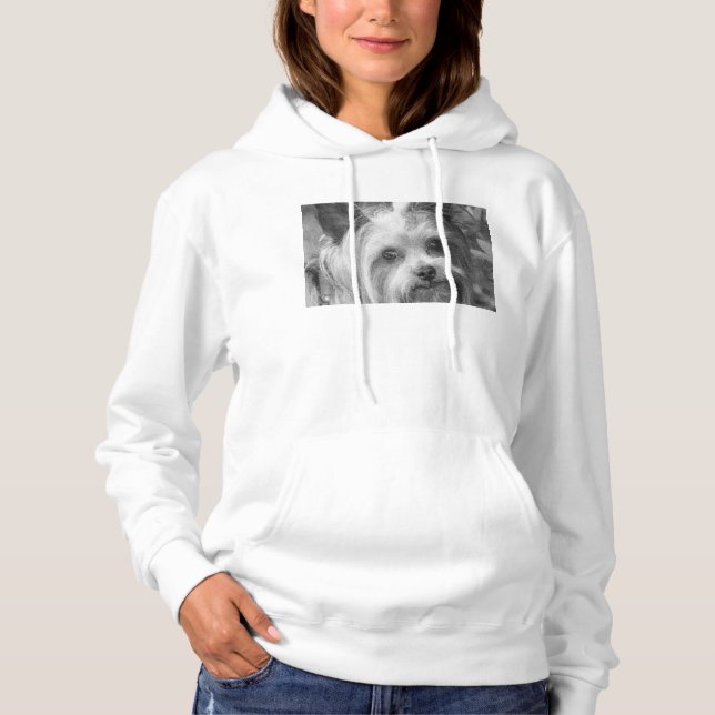 Yorkshire Terrier Yorkie Favorite Breed Sketch Hoodie (Vorderseite)