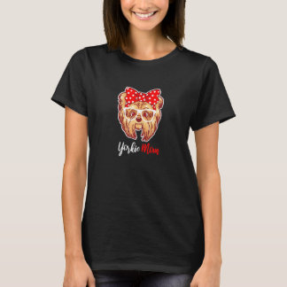 Yorkshire Terrier Yorkie Mama T-Shirt