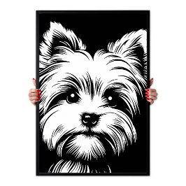 Yorkshire Terrier "Yorkie" Pop Art Chic Ästhetik Poster