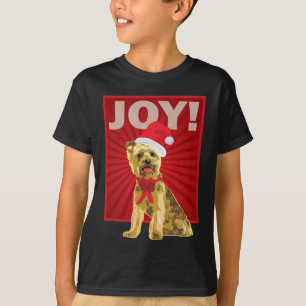 Yorkshire Terrier - Yorkie Weihnachtsmann T-Shirt