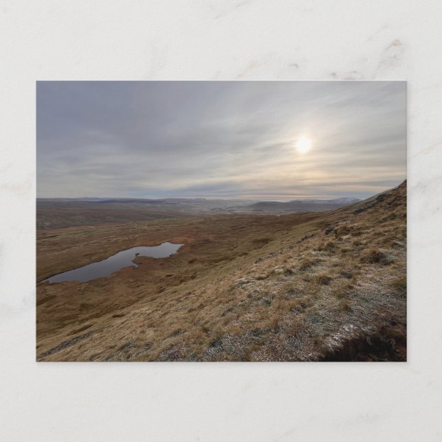 Yorkshire Three Peaks Postcard Postkarte (Vorderseite)